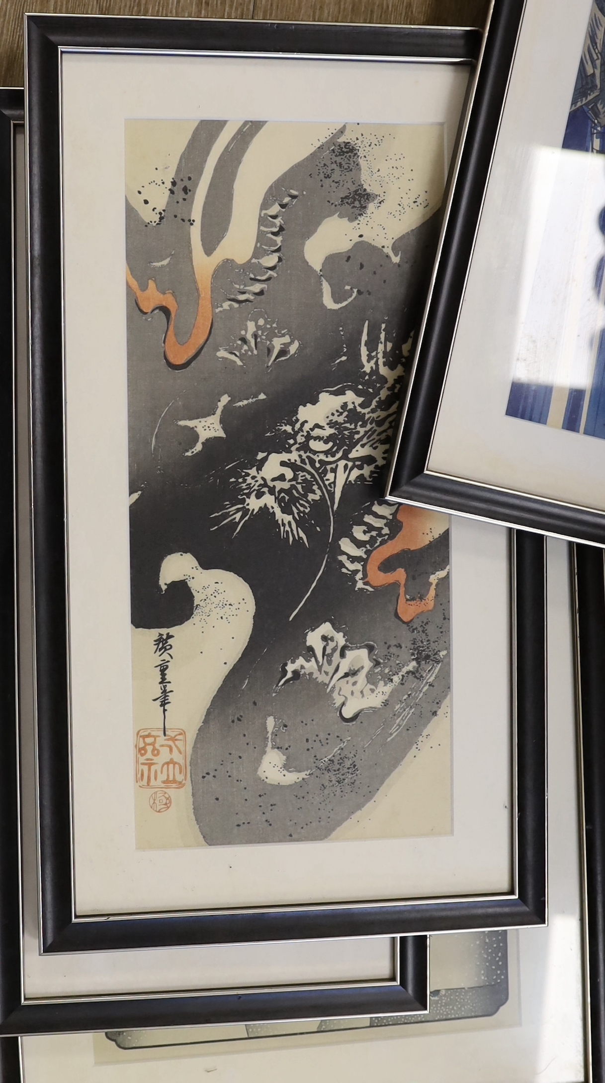 After Hiroshige, a collection of a Japanese woodblock prints